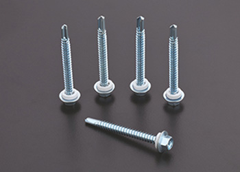 HEX Head Screws White PVC Washer