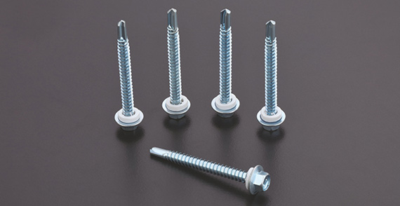 HEX Head Screws White PVC Washer